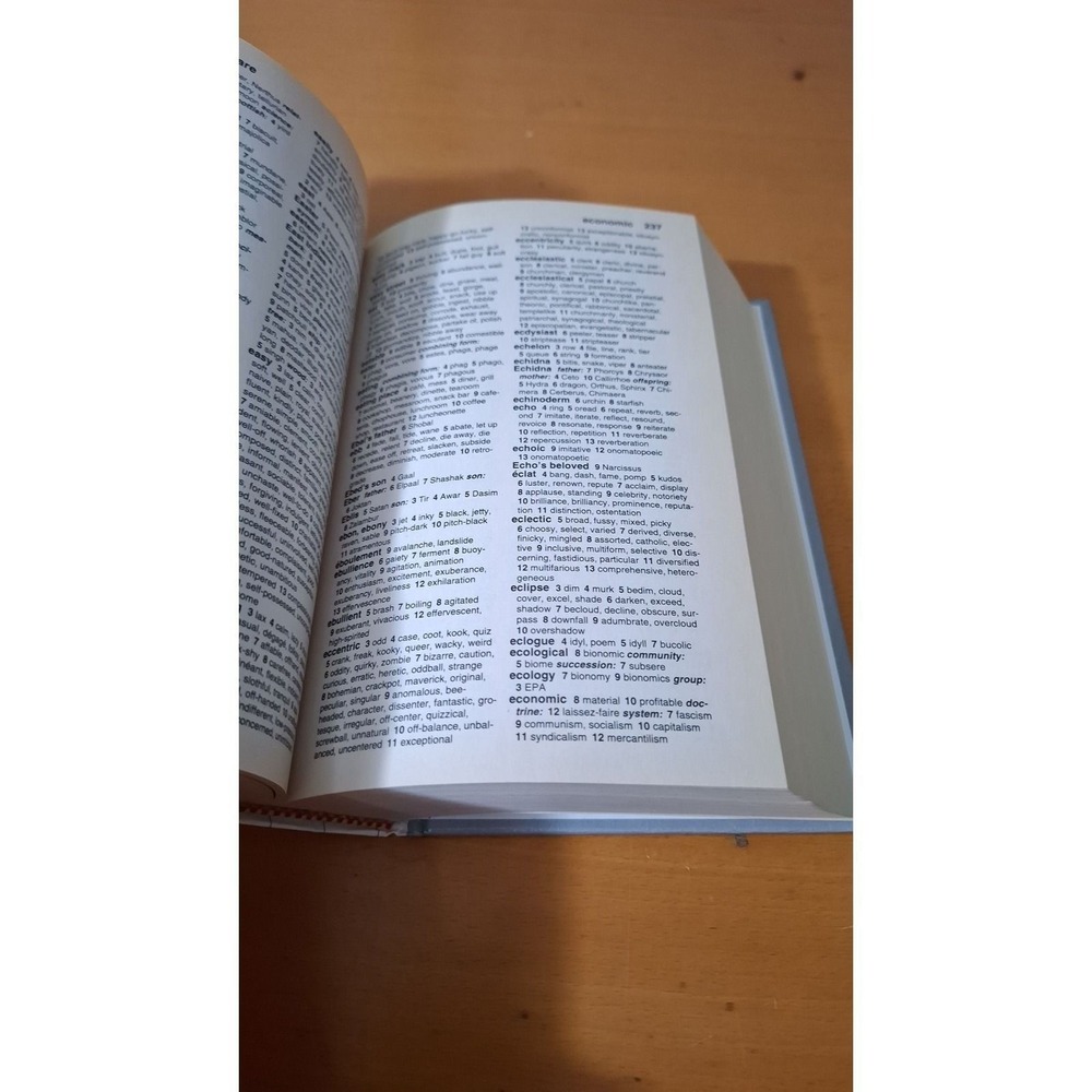 Webster's New Explorer Crossword Puzzle Dictionary | Reference (A7) - Picture 2 of 3